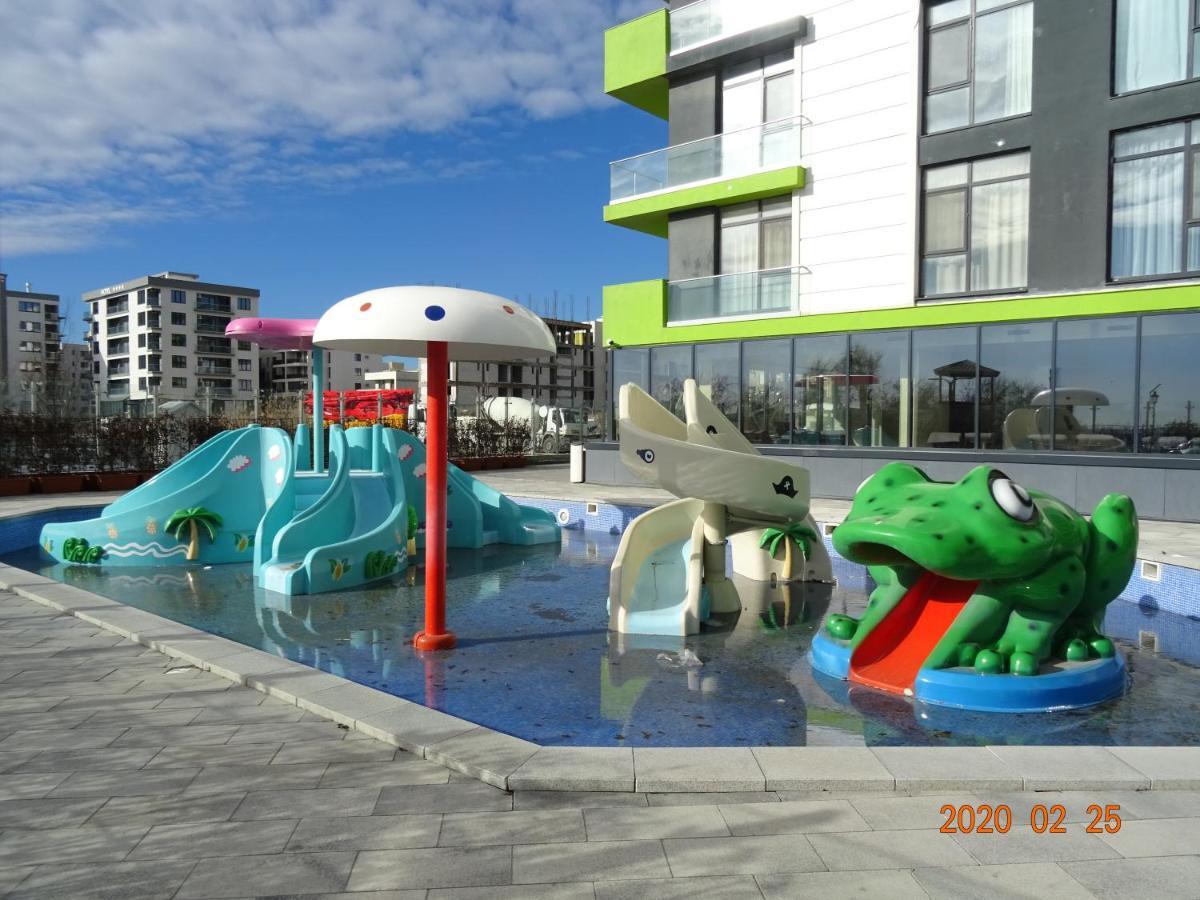 Teemo Beach Apartment, Alezzi Beach Resort Năvodari Eksteriør billede